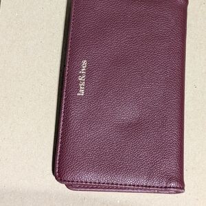 Lark & Ives Burgundy Wallet